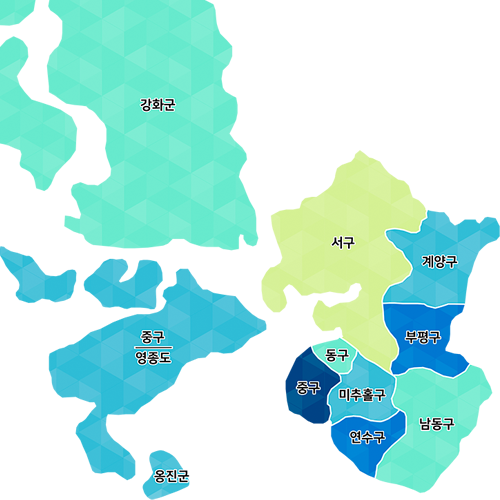 인천 지도